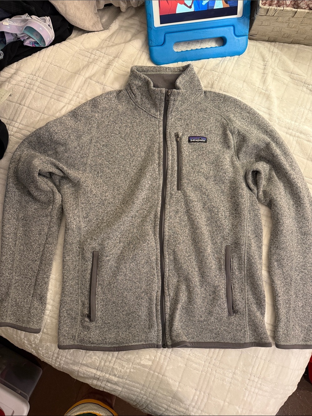 Patagonia Men’s Better Sweater Fleece Jacket (Medium, Stonewash)